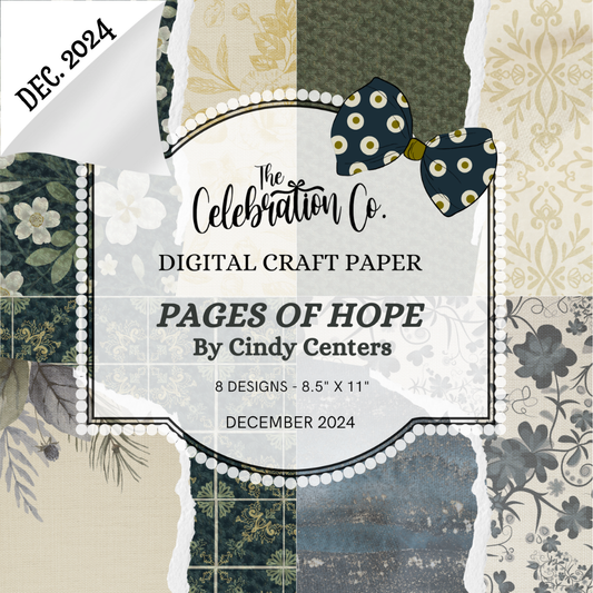 Pages of Hope - Digital Download - Craft Paper Set