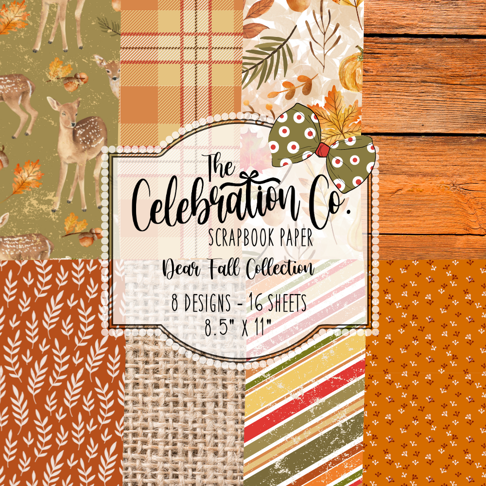 Dear Fall - Digital Download - Craft Paper Package – The Celebration Co.