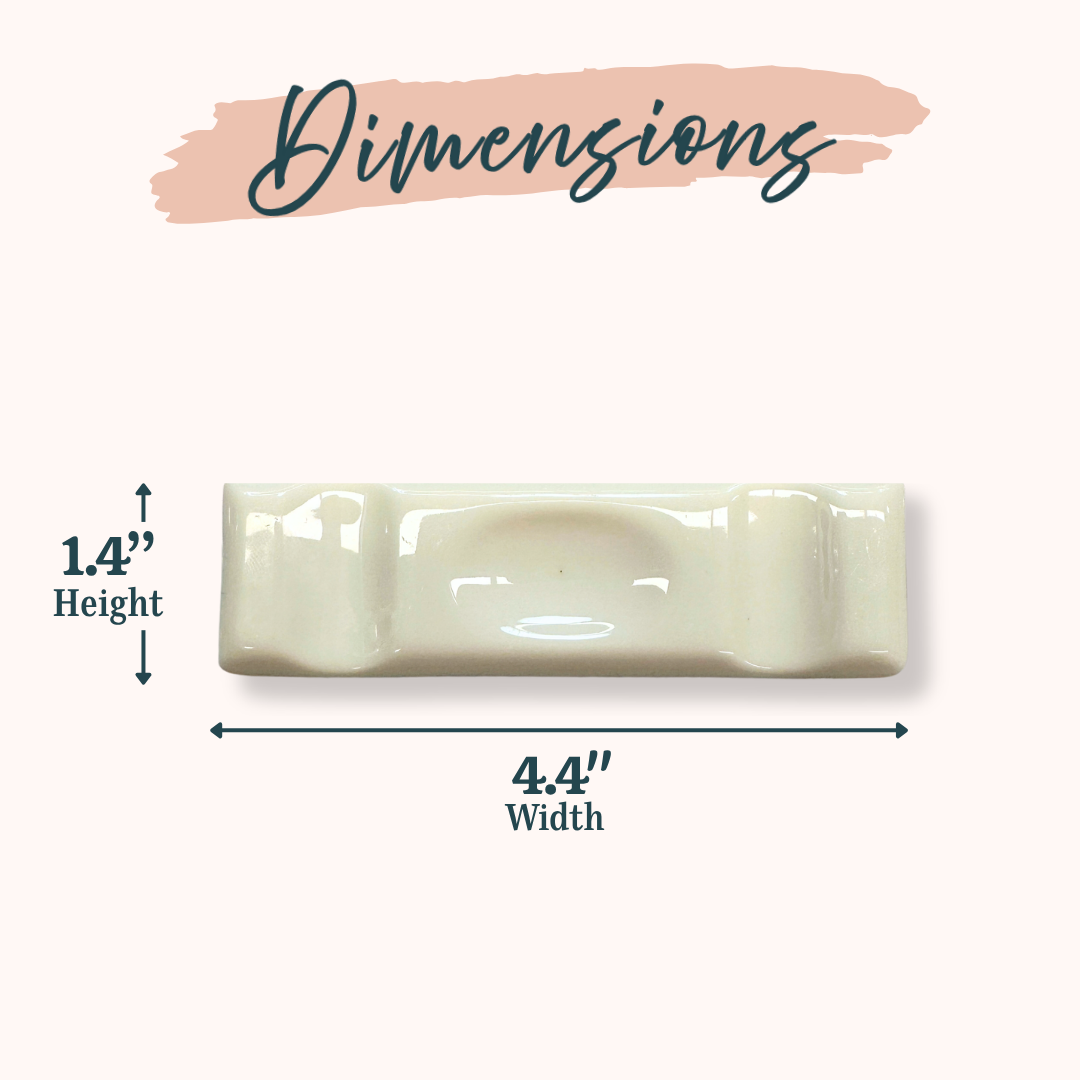 Ceramic Paint Brush Rest