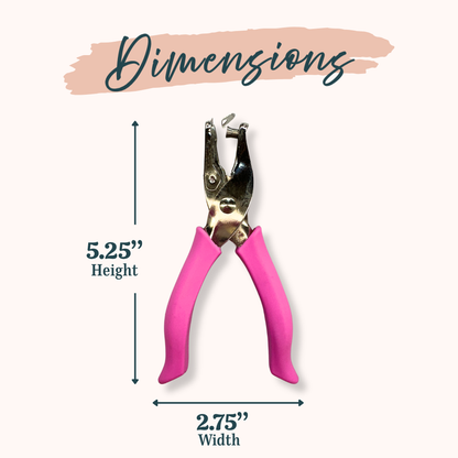Pink Soft-Grip ¼" Hole Punch