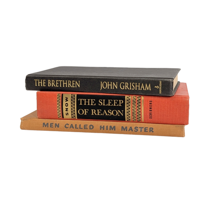 Decorative Fall Book Stack – Set of 3 Coordinating Books (Choice of 9 Stacks)