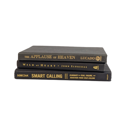 Decorative Fall Book Stack – Set of 3 Coordinating Books (Choice of 9 Stacks)