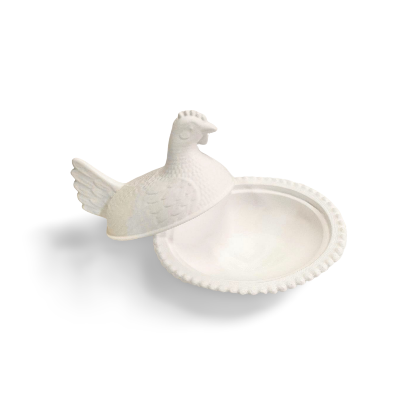 Farmhouse Hen on Nest Bowl-  3D- The Celebration Co.