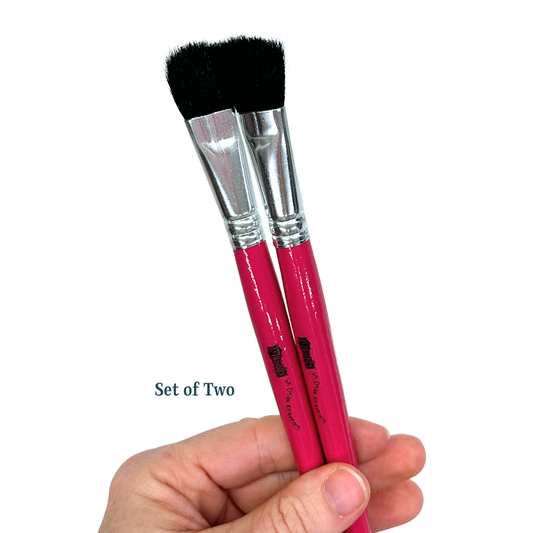 Dyamond Fluffier Brushes - 2 Pack