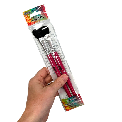 Dyamond Fluffier Brushes - 2 Pack-  Tools- The Celebration Co.