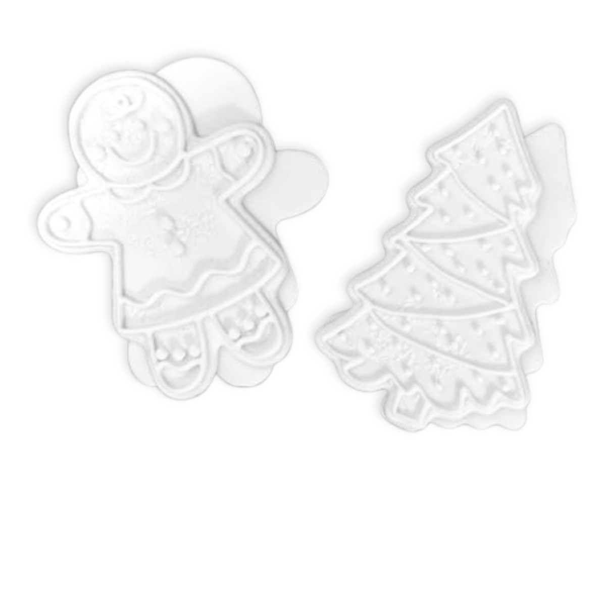 Gingerbread Girl & Christmas Tree – Festive Crafting Duo-  3D- The Celebration Co.
