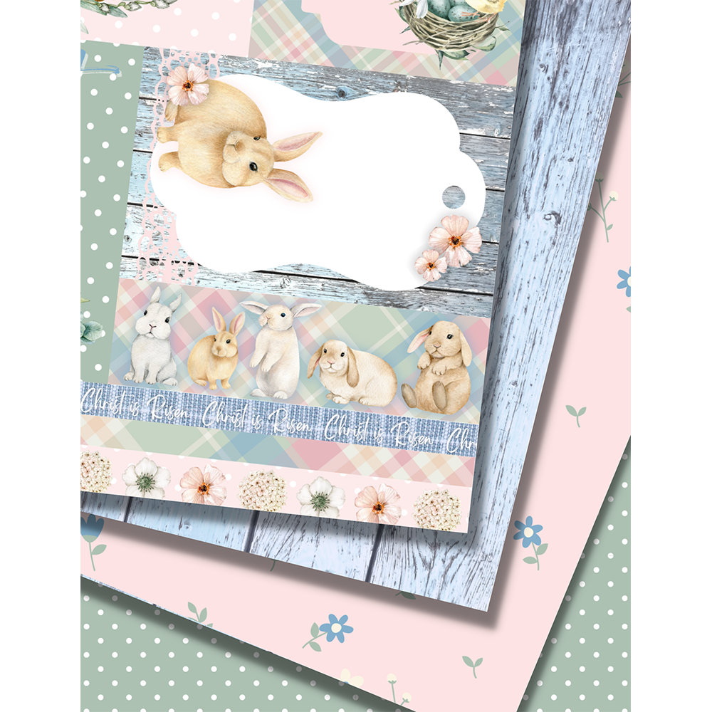 Hoppy Easter - Digital Download - Craft Paper Package