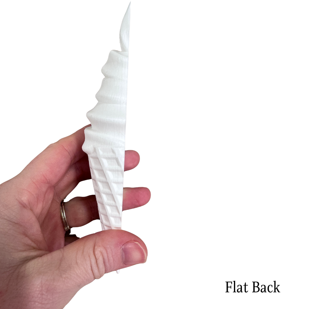 Ice Cream Cone Dimensional Surface-  3D- The Celebration Co.