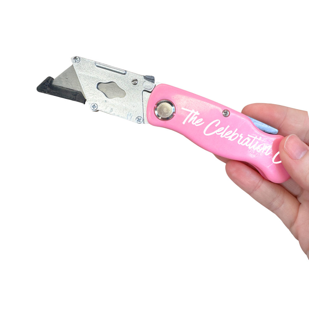 Pink Utility Knife-  Tools- The Celebration Co.