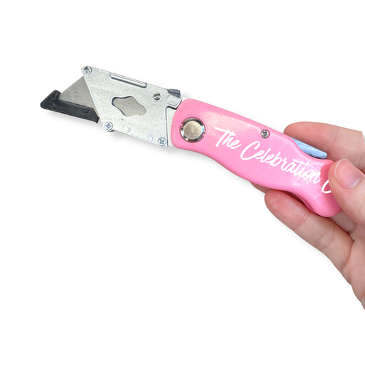 Pink Utility Knife-  Tools- The Celebration Co.