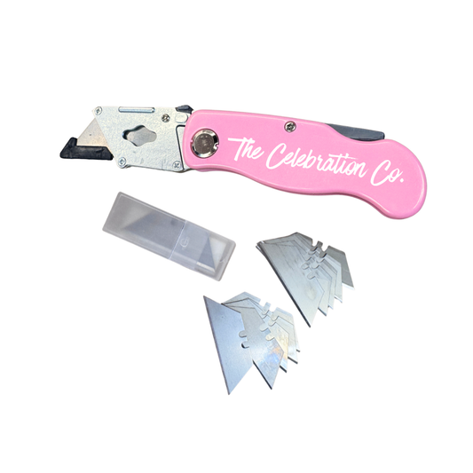 Pink Utility Knife-  Tools- The Celebration Co.