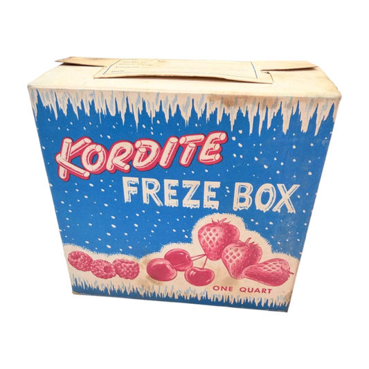 Vintage Kordite Freze Box-  Decor- The Celebration Co.