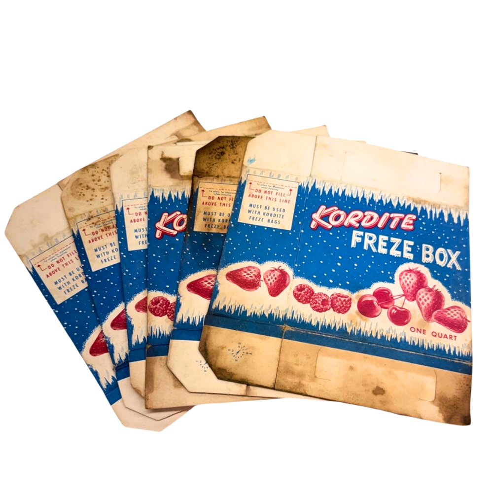 Vintage Kordite Freze Box-  Decor- The Celebration Co.
