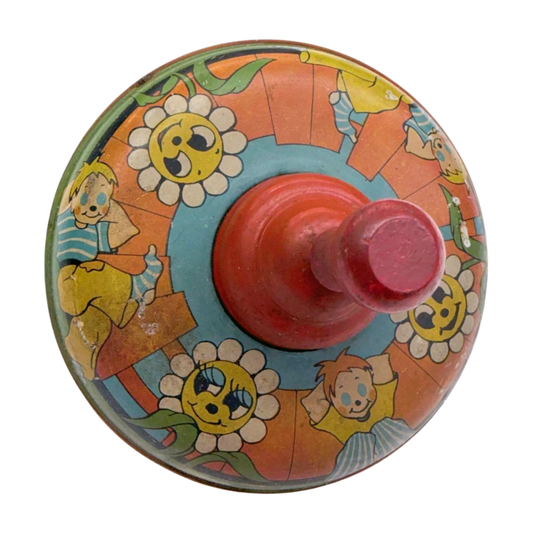 Vintage Ohio Art Co. Spinning Top by Fern Bisel Peat (1950s)-  Decor- The Celebration Co.