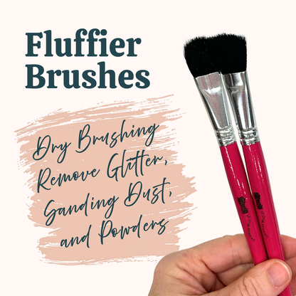 Dyamond Fluffier Brushes - 2 Pack-  Tools- The Celebration Co.