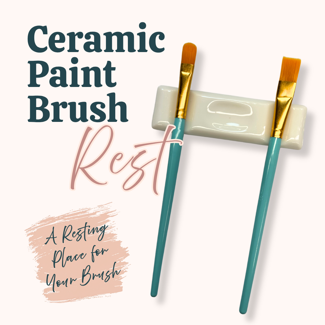 Ceramic Paint Brush Rest