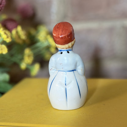 Vintage Porcelain Dutch Couple Bell Figurine Set-  vintage- The Celebration Co.