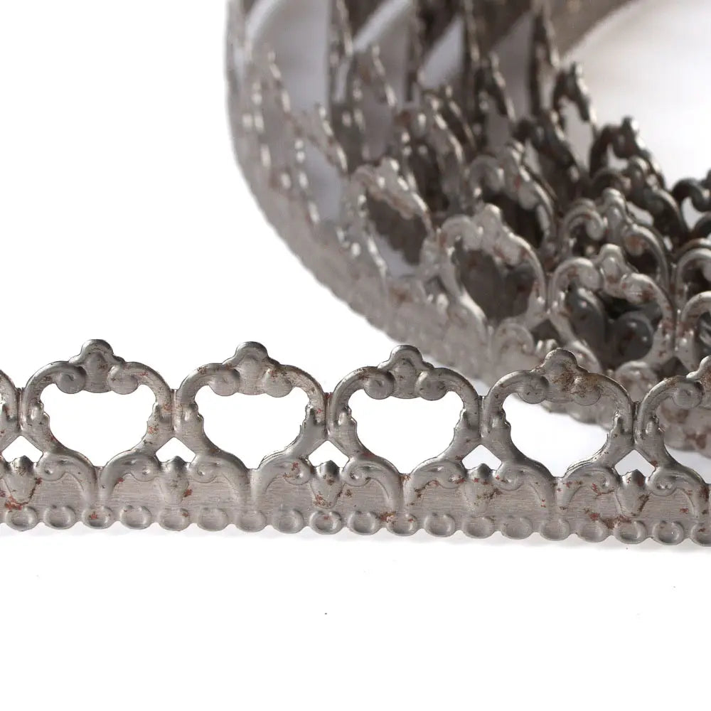Flexible Stamped Metal Ribbon Border Trim - 10ft Roll-  Craft Supplies- The Celebration Co.