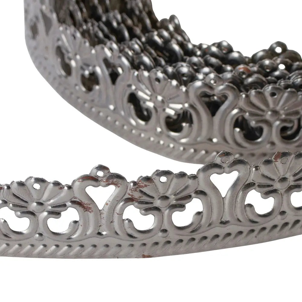 Flexible Stamped Metal Ribbon Border Trim - 10ft Roll-  Craft Supplies- The Celebration Co.