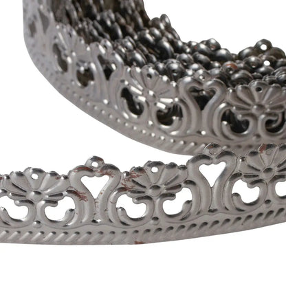 Flexible Stamped Metal Ribbon Border Trim - 10ft Roll-  Craft Supplies- The Celebration Co.