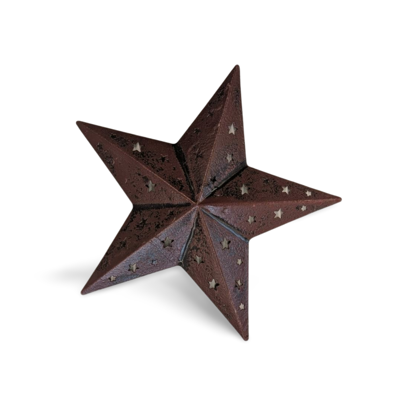 5.5" Dimensional Metal Star – Deep Red or Black