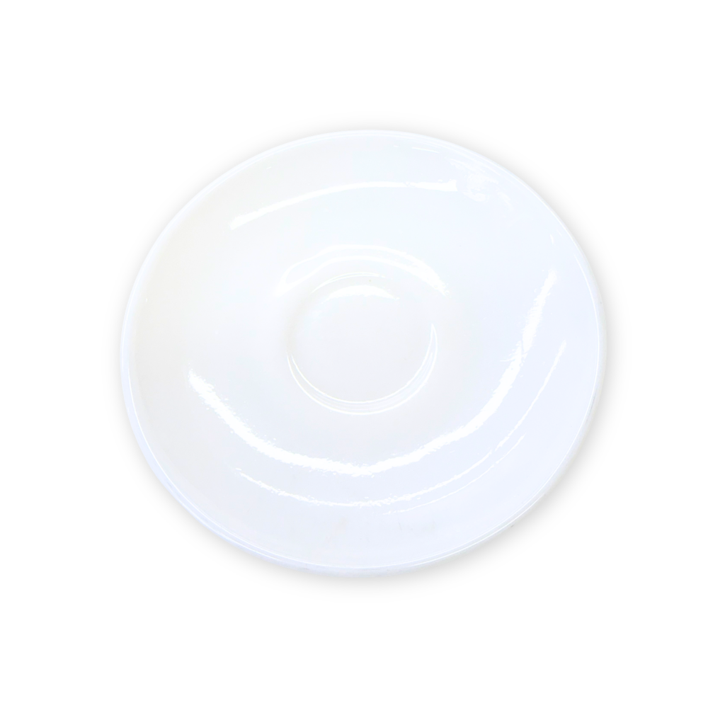 Vintage Milk Glass Saucers (Package of 3)