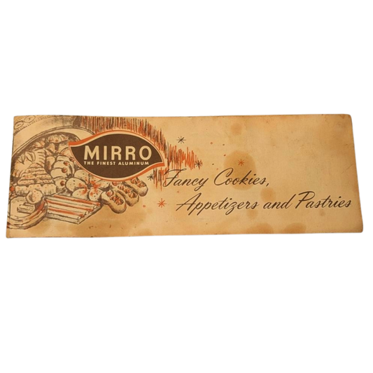 Vintage Mirro “Fancy Cookies” Recipe Booklet