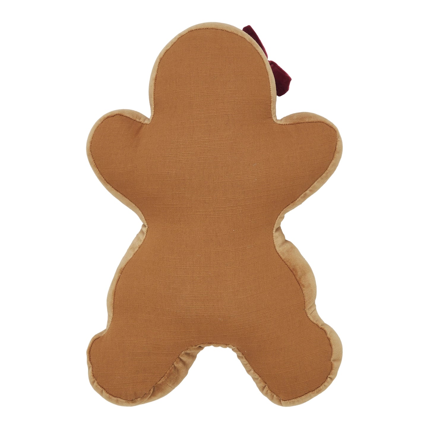 Mrs. Gingerbread Appliqued Pillow - 18x12