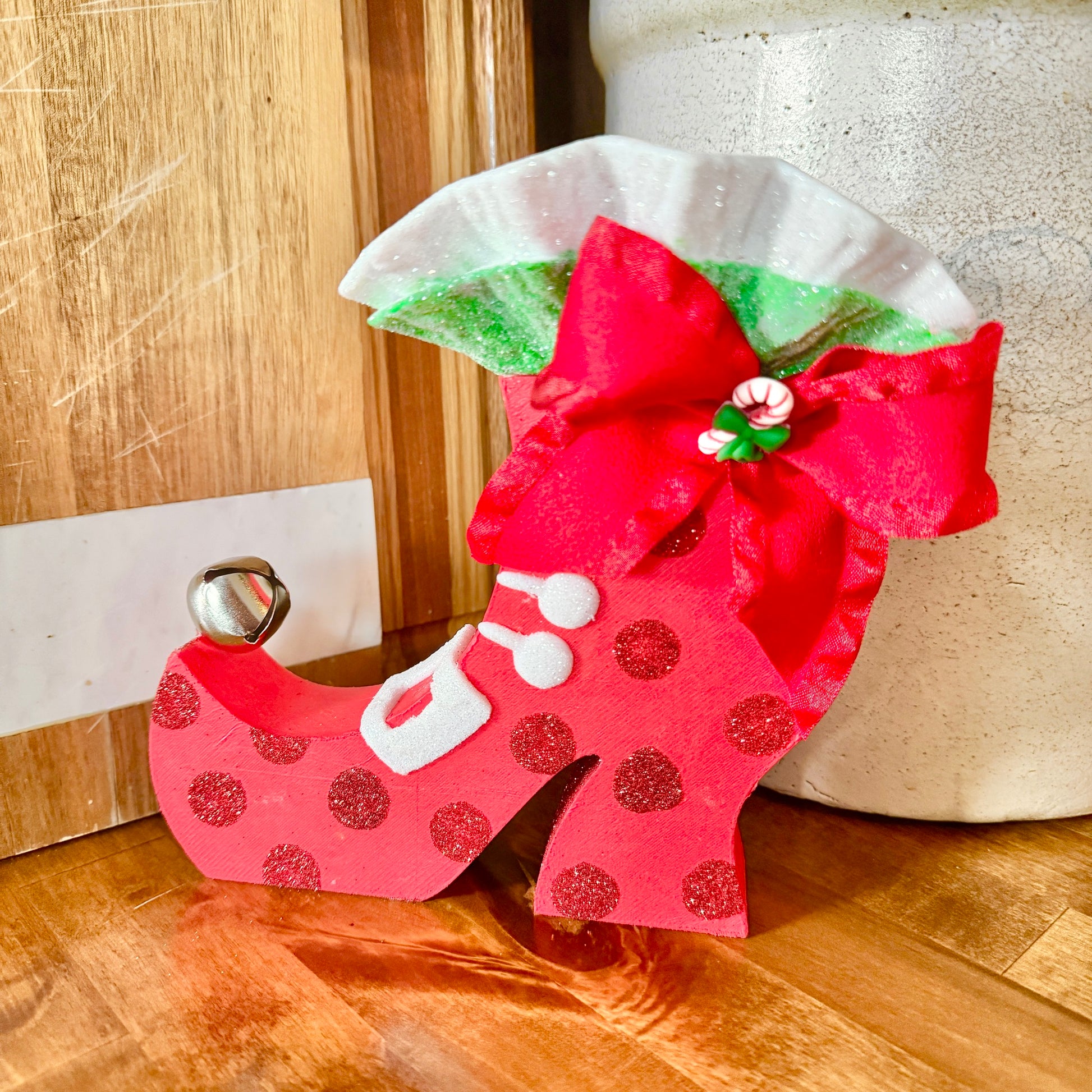 Witch Boot - Dimensional & Free Standing-  3D- The Celebration Co.