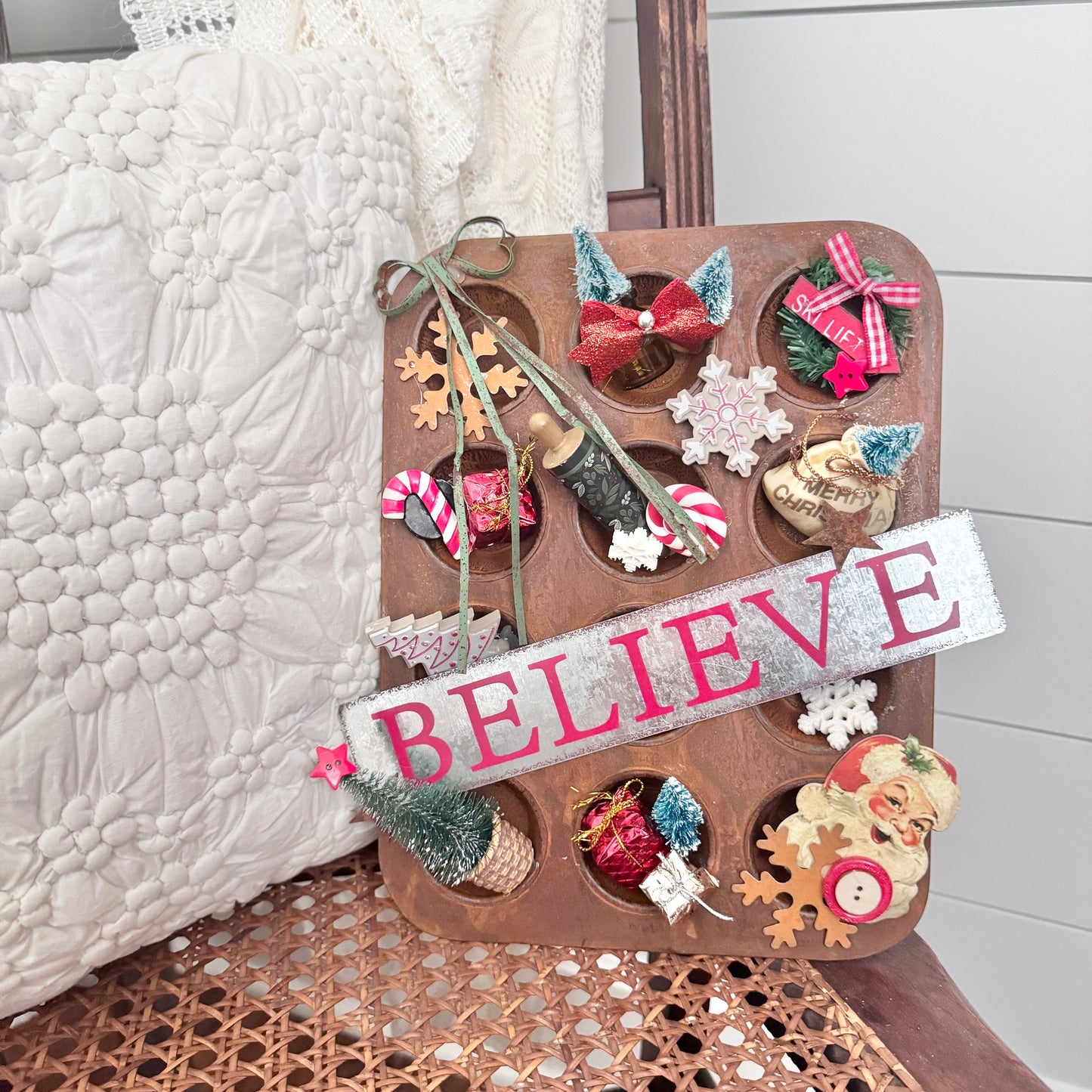 Rusty Tin Mini Muffin Pan