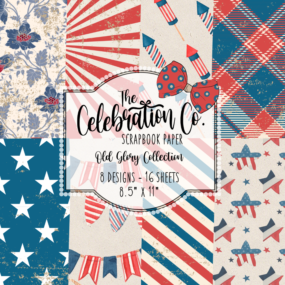 Old Glory - Digital Download - Craft Paper Package