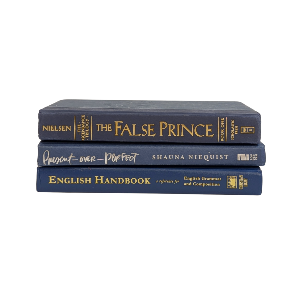 Decorative Patriotic Book Stack – Set of 3 Coordinating Books (Choice of 9 Stacks)