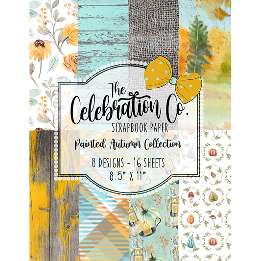 Painted Autumn - Digital Download - Craft Paper Package