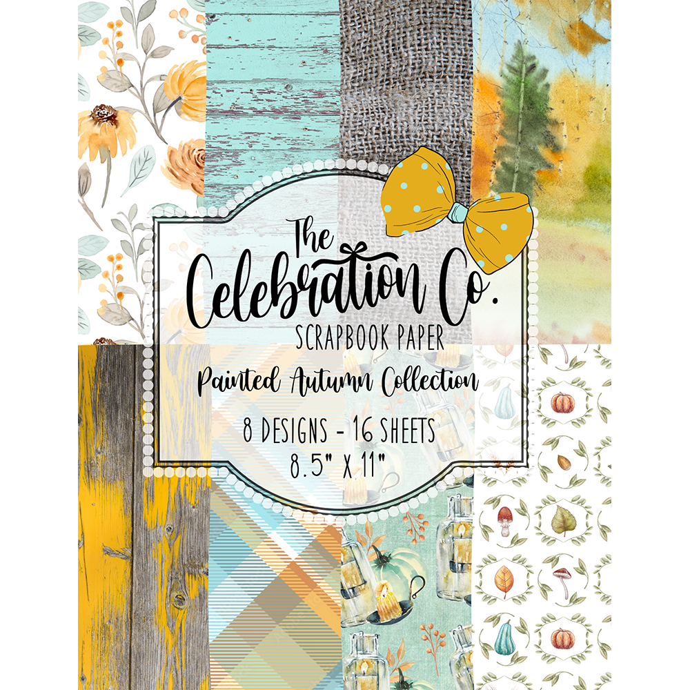 Painted Autumn - Digital Download - Craft Paper Package