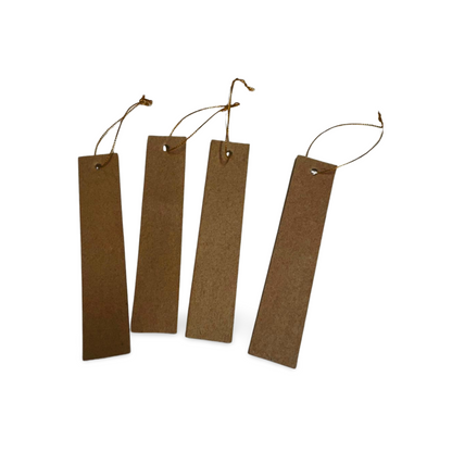 Paper Mache Bookmark with Gold Cord – Craft Blank