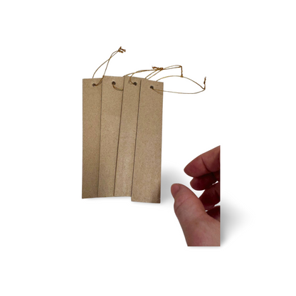 Paper Mache Bookmark with Gold Cord – Craft Blank