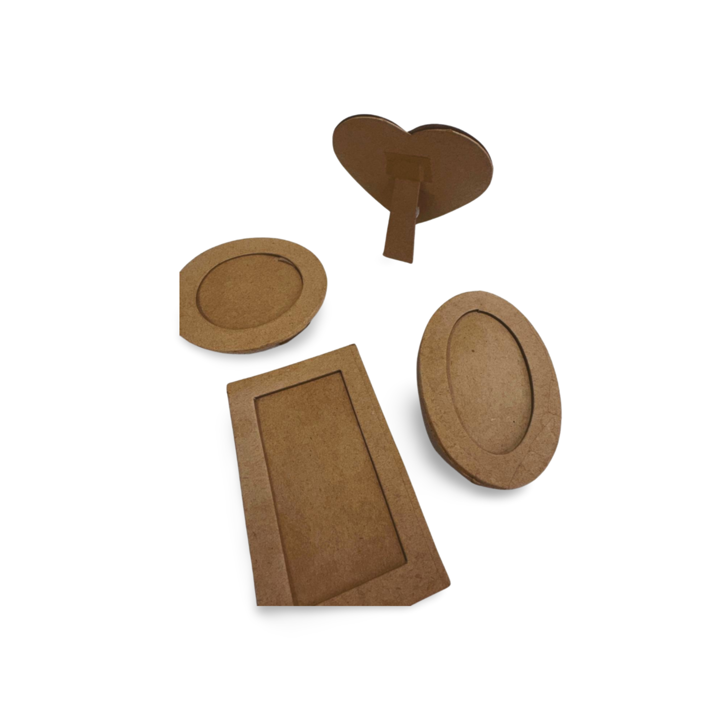 Assorted Shape Paper Mache Picture Frames