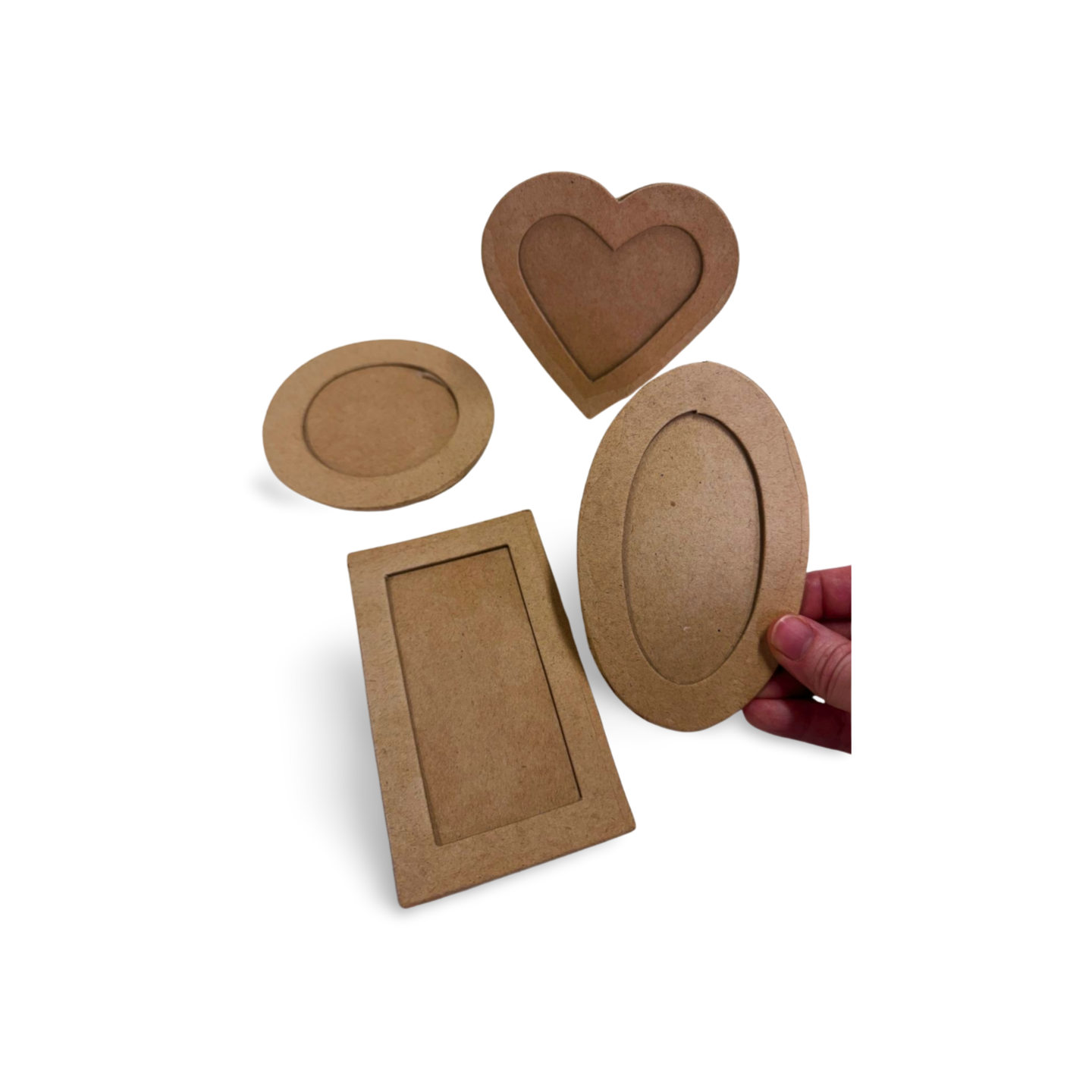 Assorted Shape Paper Mache Picture Frames