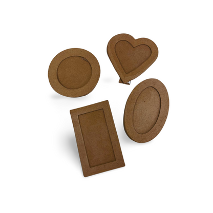 Assorted Shape Paper Mache Picture Frames
