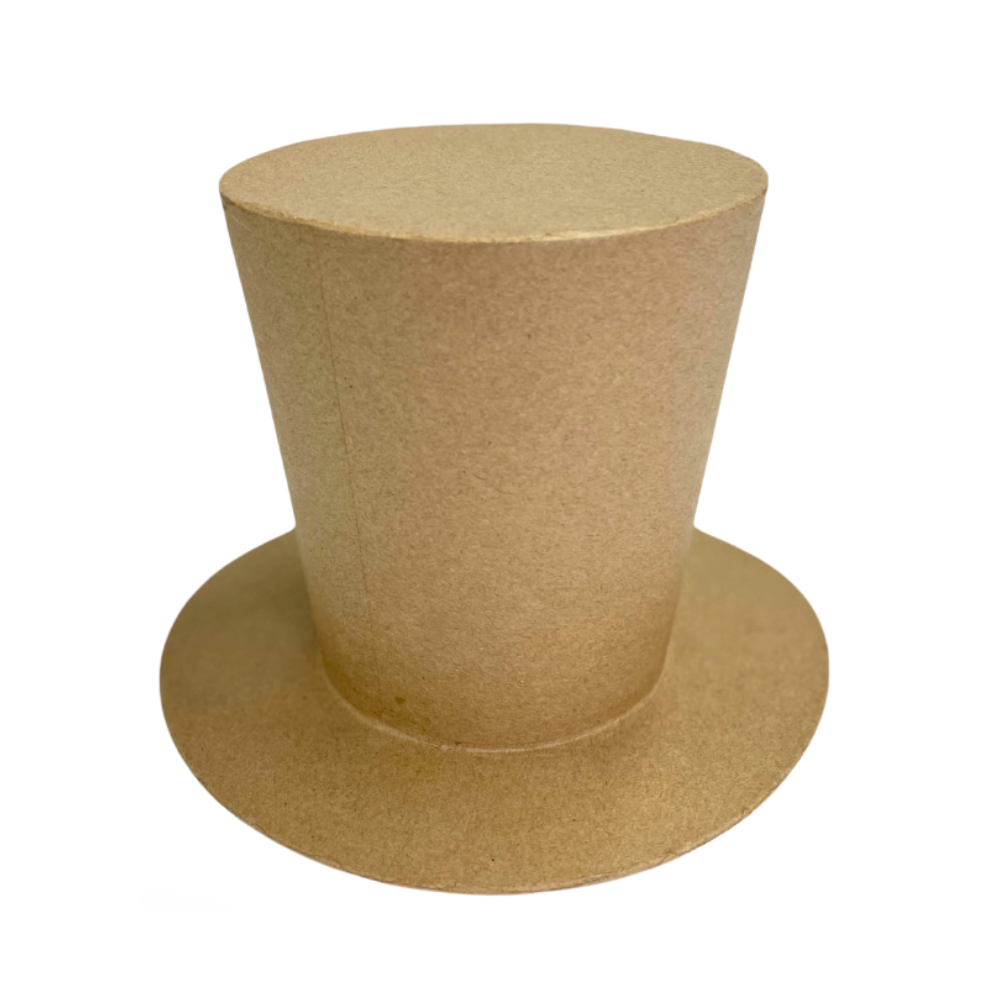 Paper Mache Top Hat - 7.5"