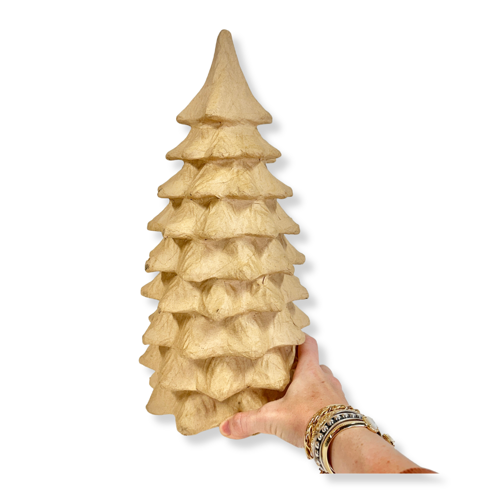 Paper Mache Christmas Tree