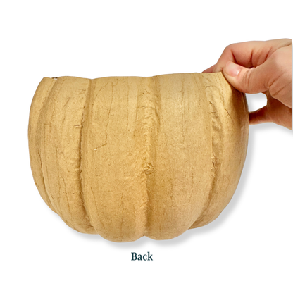 Paper Mache Hanging Jack-O’-Lantern Pumpkin Basket