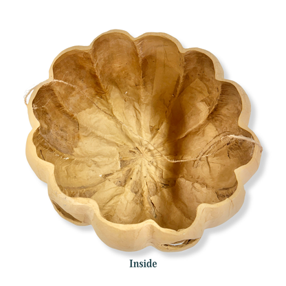 Paper Mache Hanging Jack-O’-Lantern Pumpkin Basket