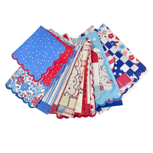 Patriotic Decoupage Napkin Collection