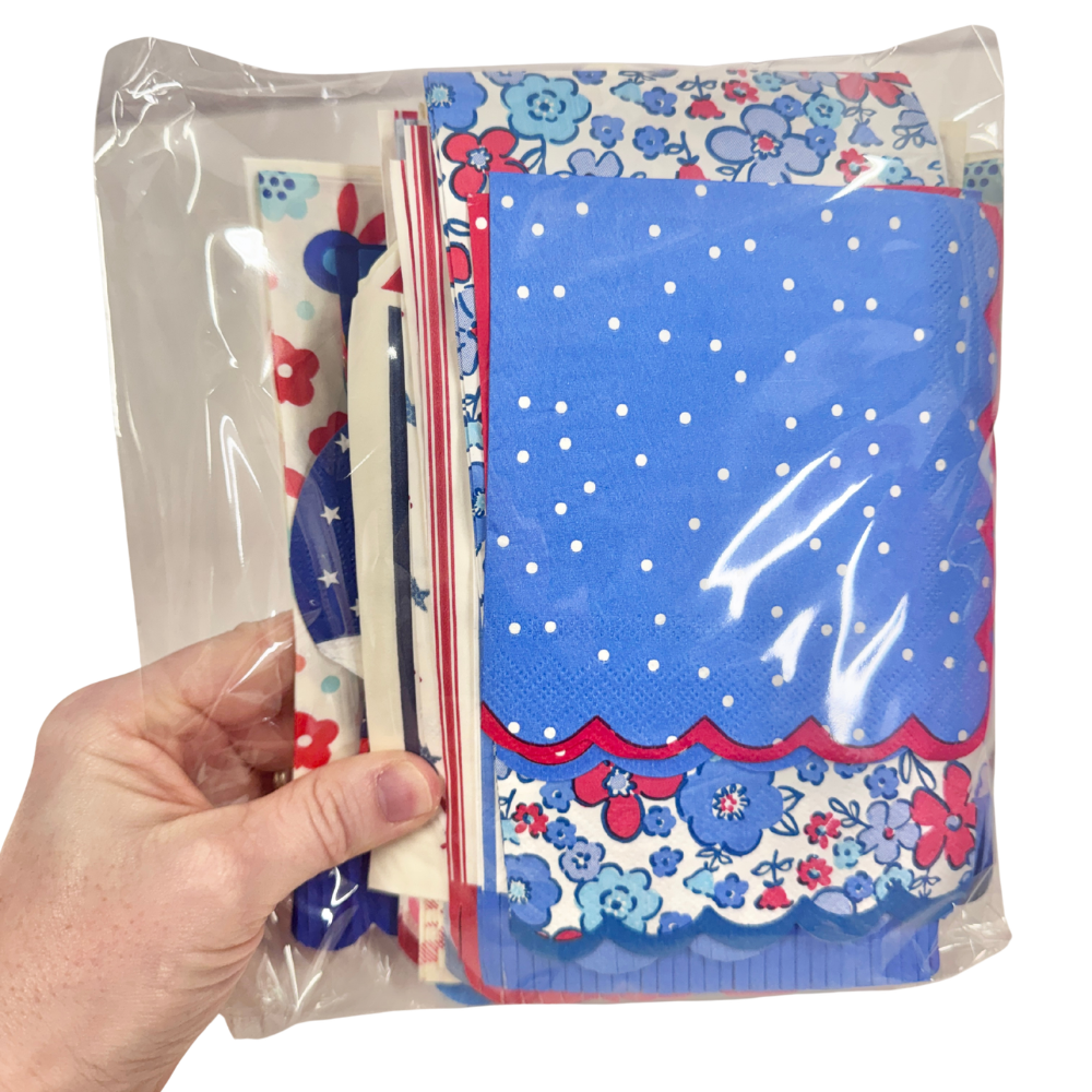 Patriotic Decoupage Napkin Collection-  Craft Supplies- The Celebration Co.