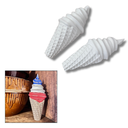 Ice Cream Cone Dimensional Surface