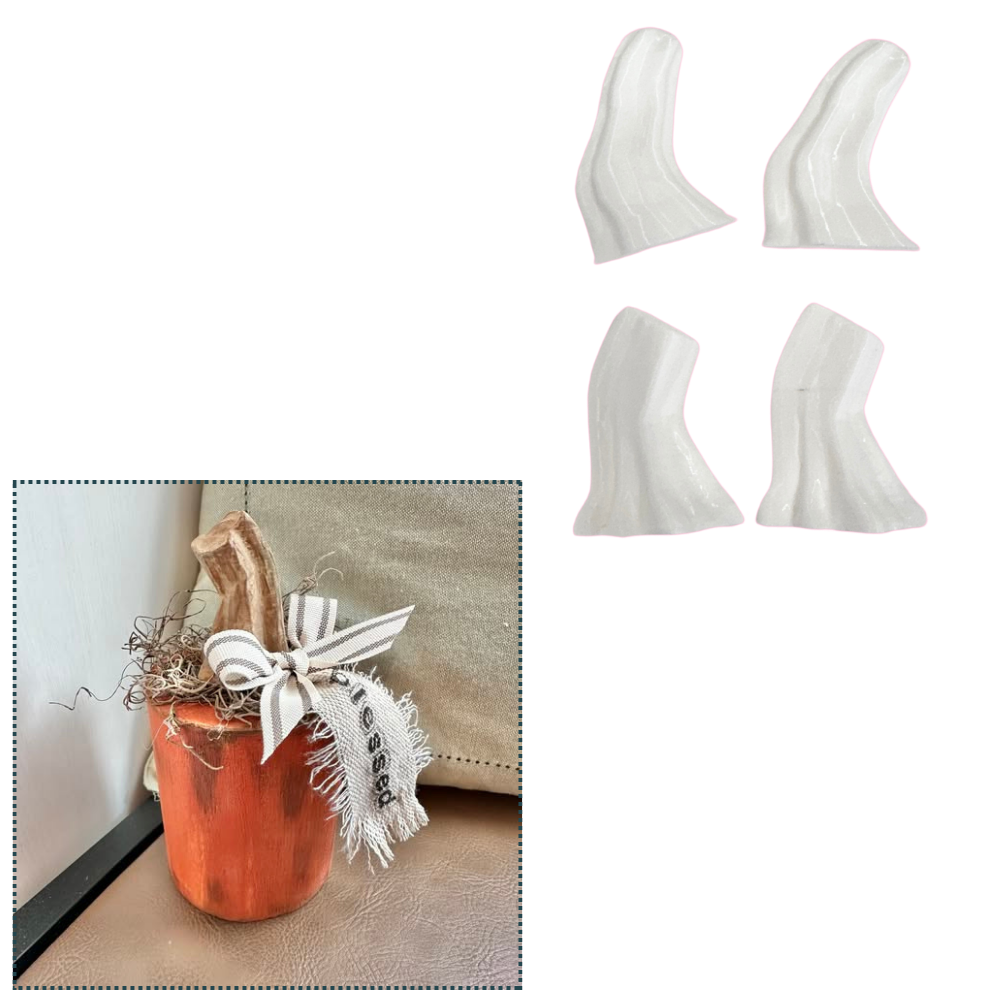 Pumpkin Stems – Package of 4-  3D- The Celebration Co.