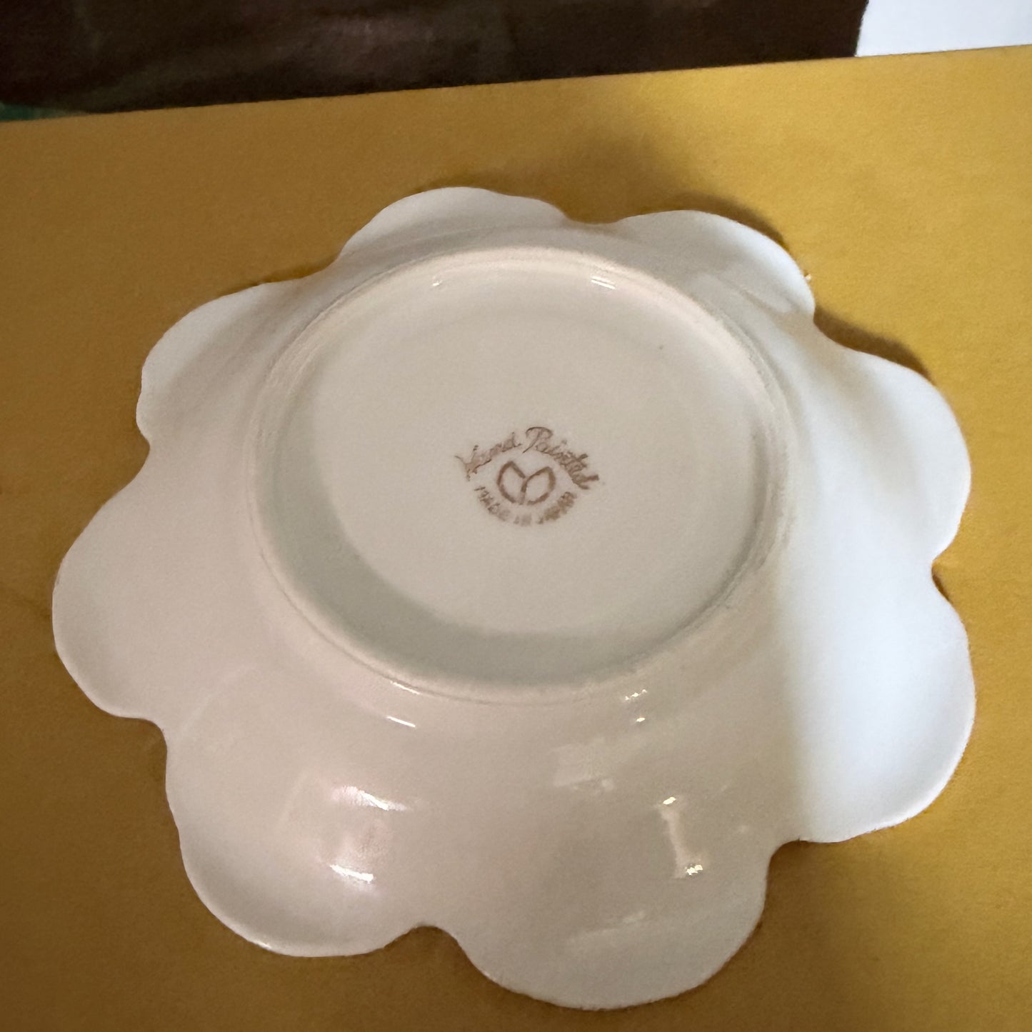 Vintage Porcelain Demitasse Cup and Saucer Set with Spring Violets and Gold Trim-  vintage- The Celebration Co.