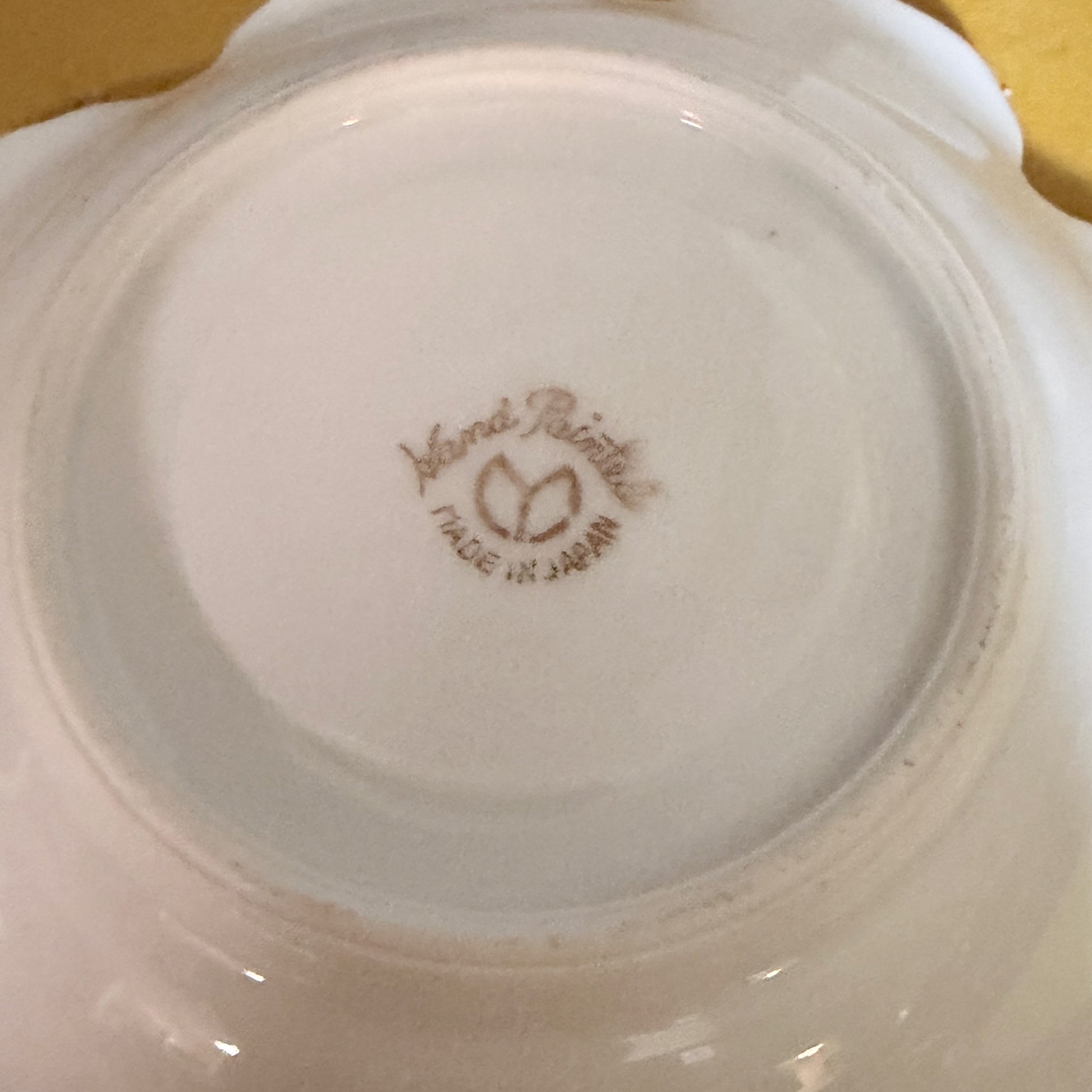 Vintage Porcelain Demitasse Cup and Saucer Set with Spring Violets and Gold Trim-  vintage- The Celebration Co.