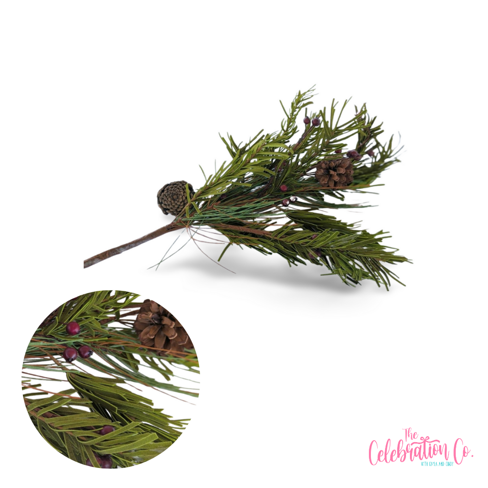 Evergreen Floral Stems (Choose from 4 Styles)